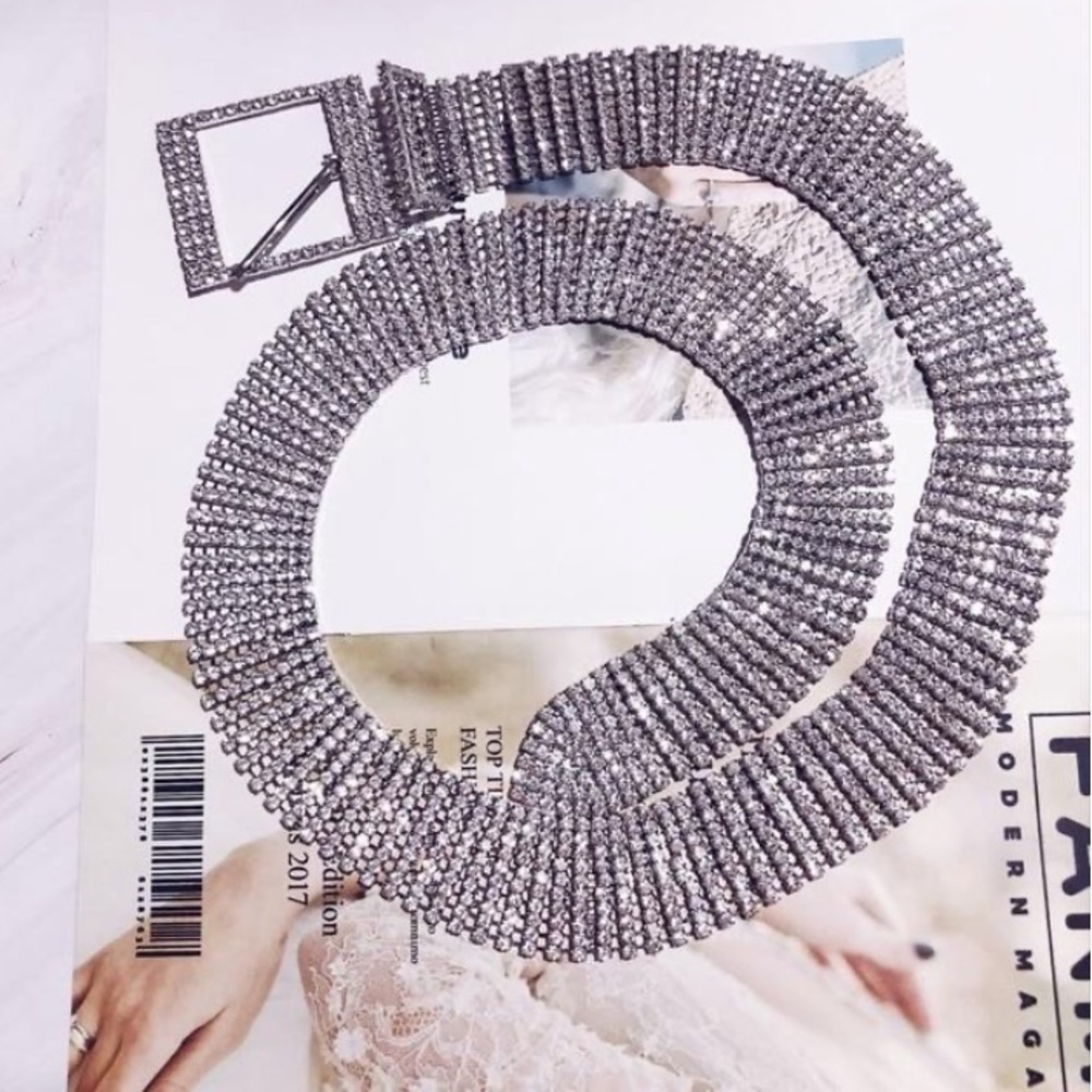 Rhinestone belt